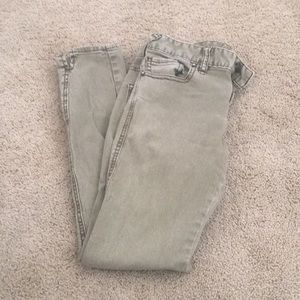 Free people olive skinny jeans